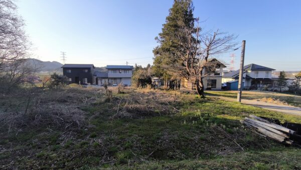 富谷市ひより台　住宅団地にある特別な区画